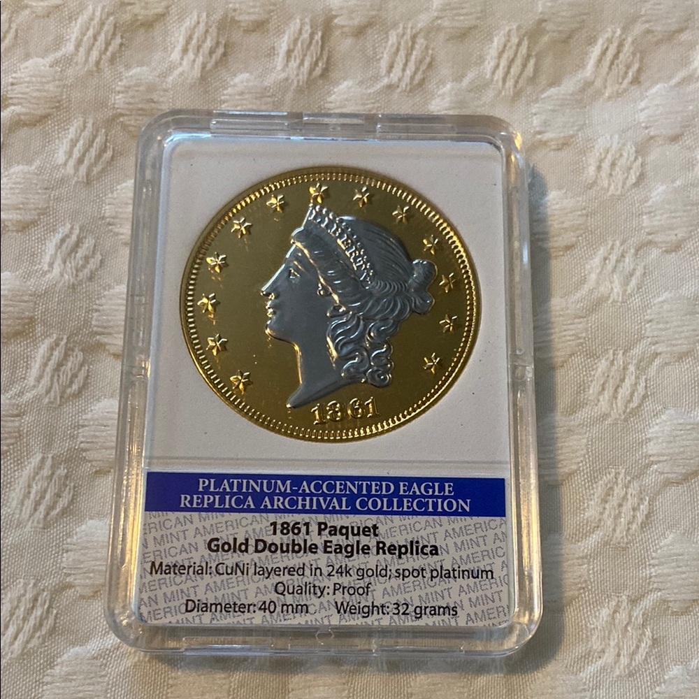 Gold Double Eagle Replica Coin